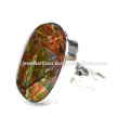 Joyería hermosa del anillo de la plata esterlina de la piedra preciosa 925 de Ammolite